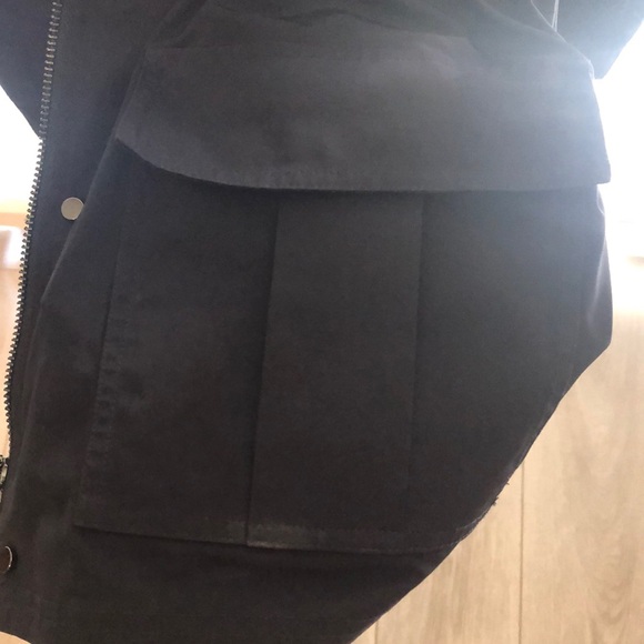 J Brand waterproof windbreaker in navy blue - Picture 3 of 6